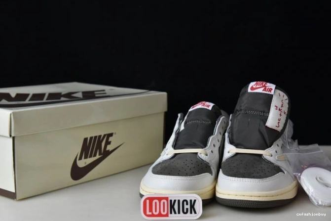 x Air 1 Travis Jordan Mocha Reverse DM7866-162 Scott 1012